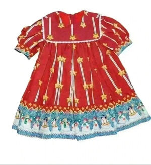 Handmade Daisy Kingdon Blizzard Boys Christmas Dress